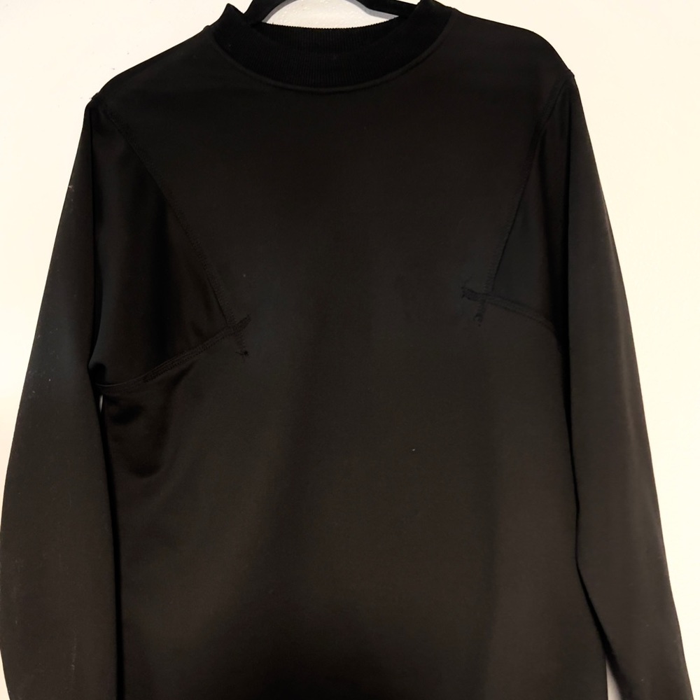 Men’s Black Mock Neck Sweater